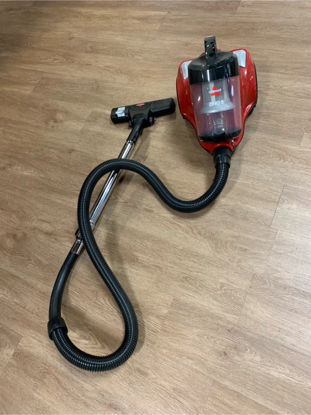 Bissell Zing II Bagless Canister Vacuum - Red