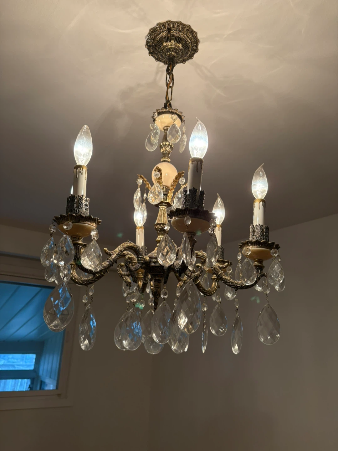 Vintage Crystal Chandelier