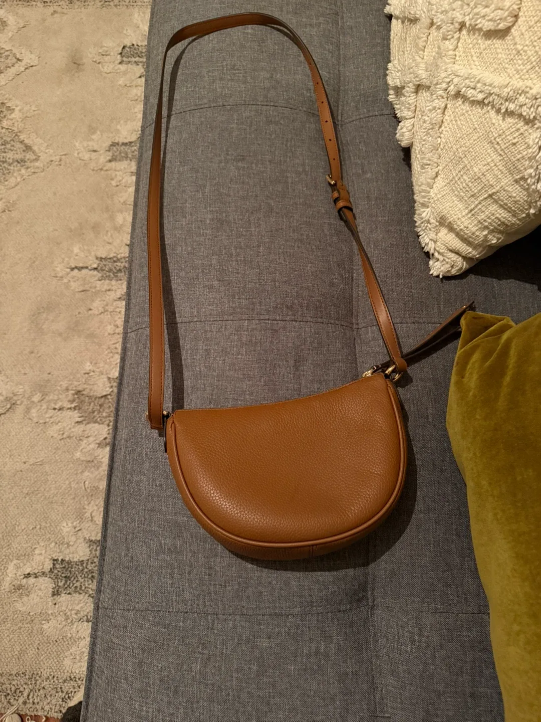 Michael Kors Leather Crossbody Bag - Brown brand new never used image indicator(3)