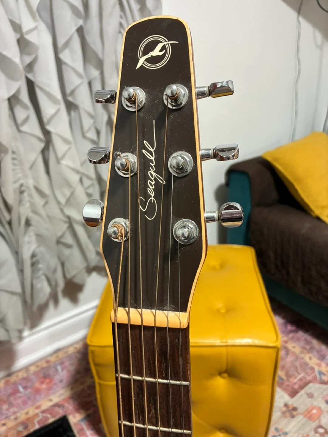 Seagull S6 Slim Acoustic Guitar - photo 3