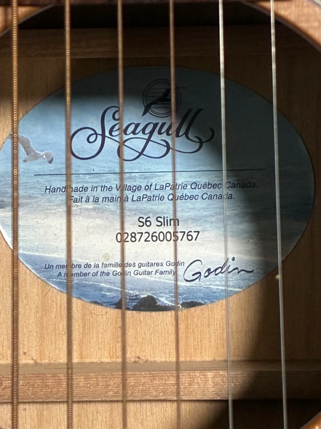 Seagull S6 Slim Acoustic Guitar - photo 2