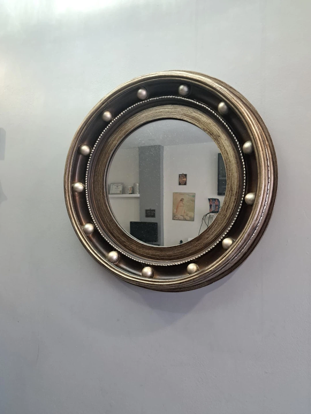 Round Decorative Wall Mirror - photo 2