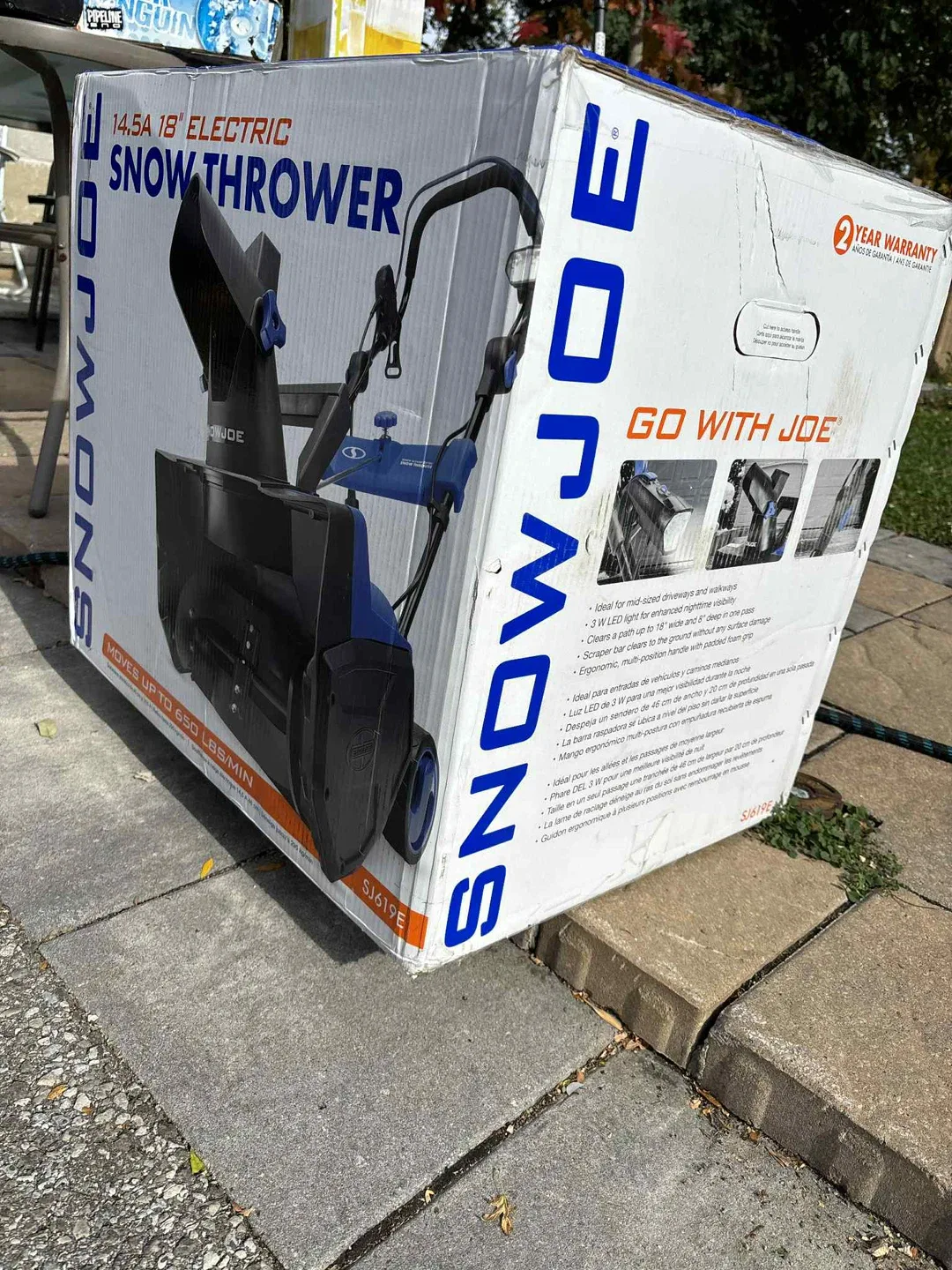 Snow Joe SJ619E Electric Snow Thrower - NEW! image indicator(2)