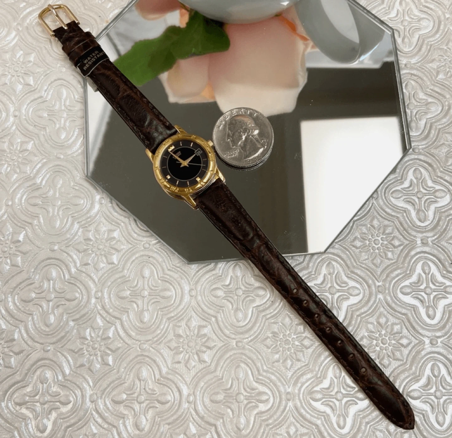 Vintage Citizen Gold-Tone Black Dial Ladies - photo 3