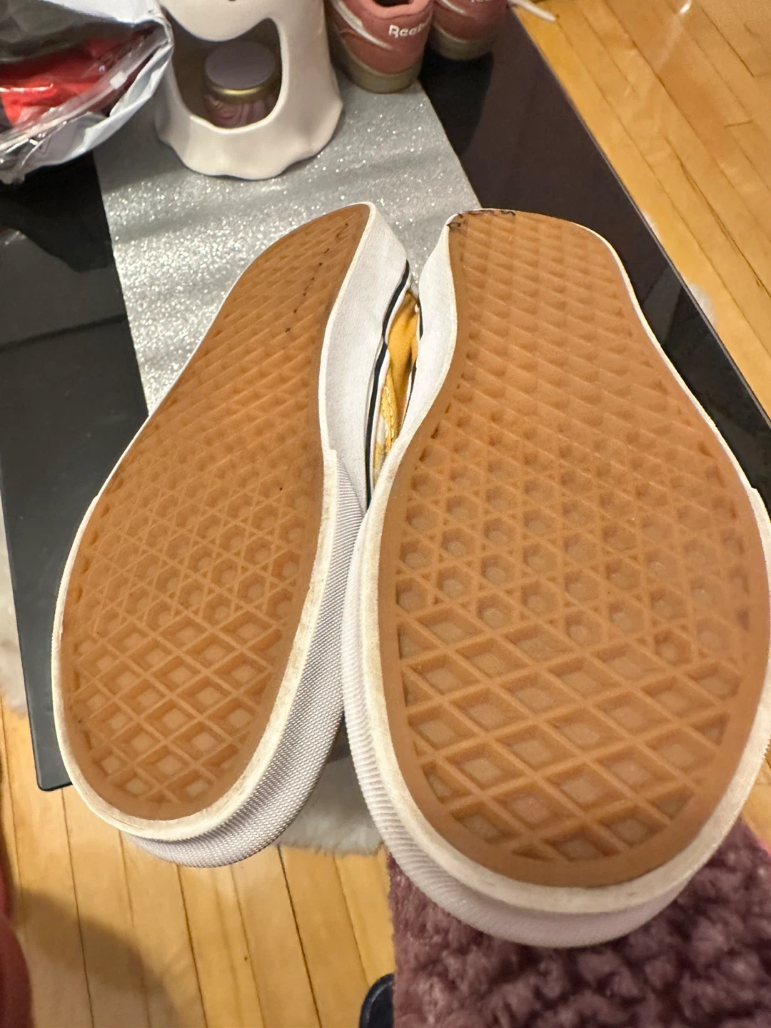 Vans Classic Slip-On Yellow Checkerboard, M6.5/ W8 - photo 3