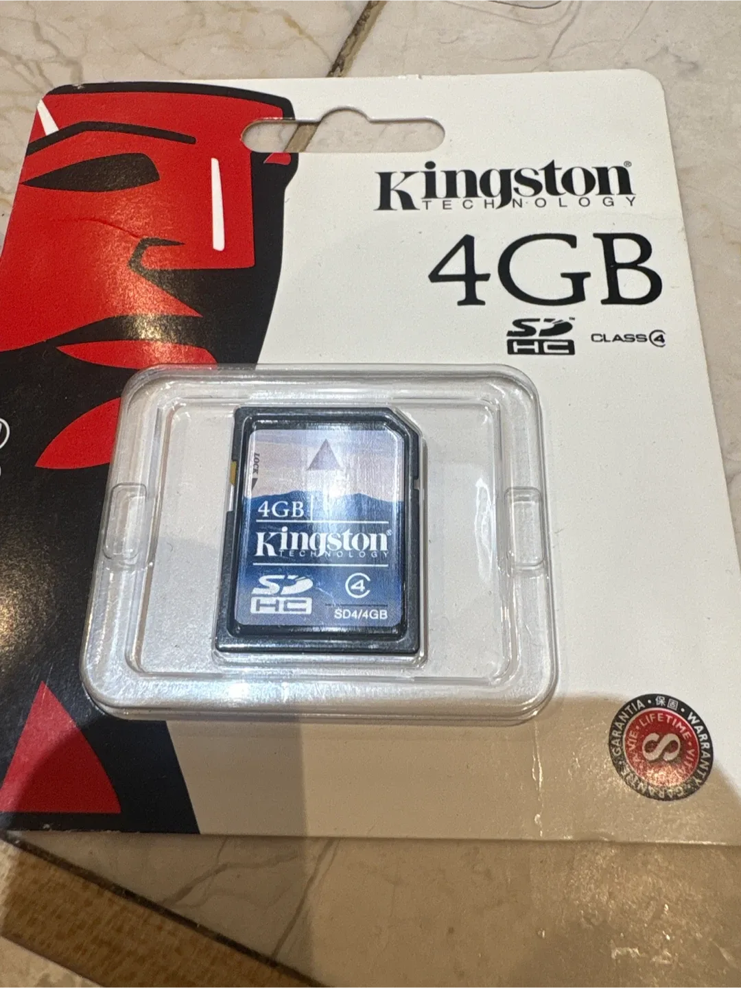 Kingston 4GB SD Card - New! thumbnail