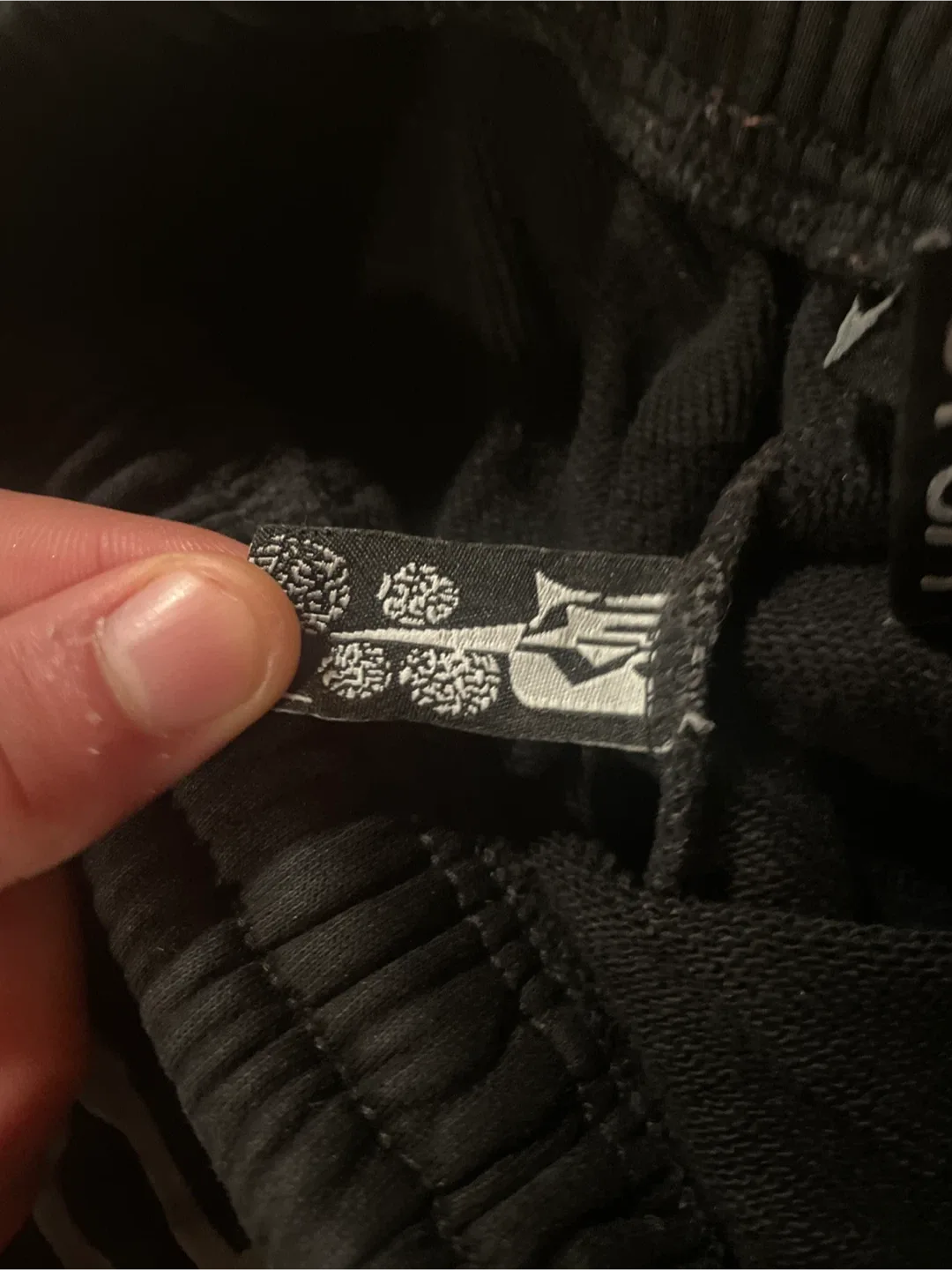 SP5DER Black Sweatpants - Size XL image indicator(3)