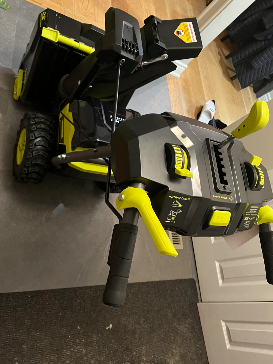 RYOBI 40V HP Brushless 22" 2-Stage Self-Propelled Snow Blower - photo 2