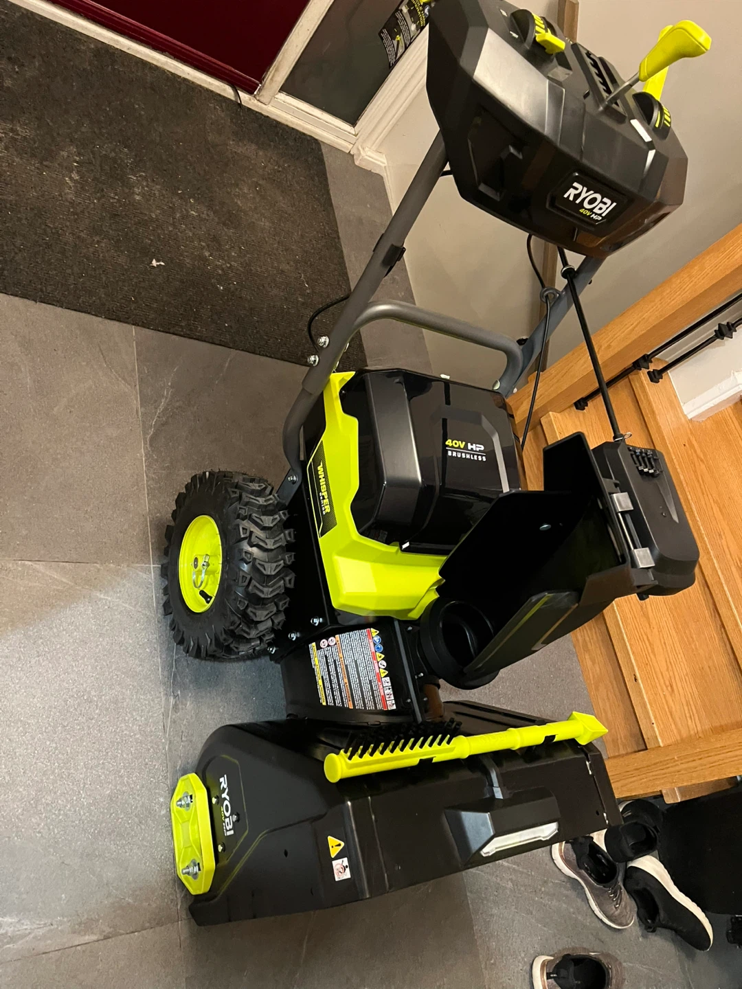 RYOBI 40V HP Brushless 22" 2-Stage Self-Propelled Snow Blower - photo 3