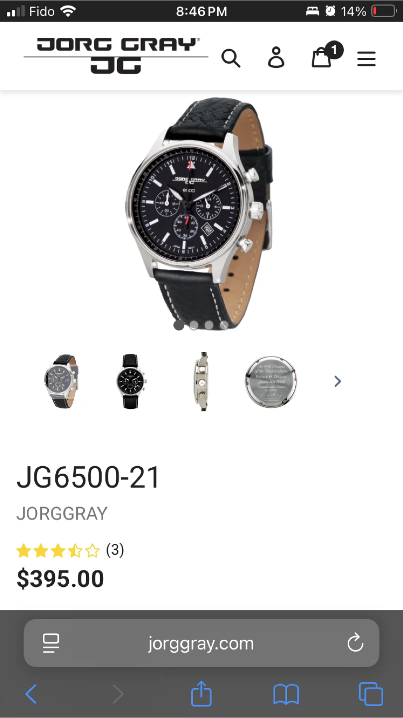 Jorg Gray Barack Obama Watch - photo 5