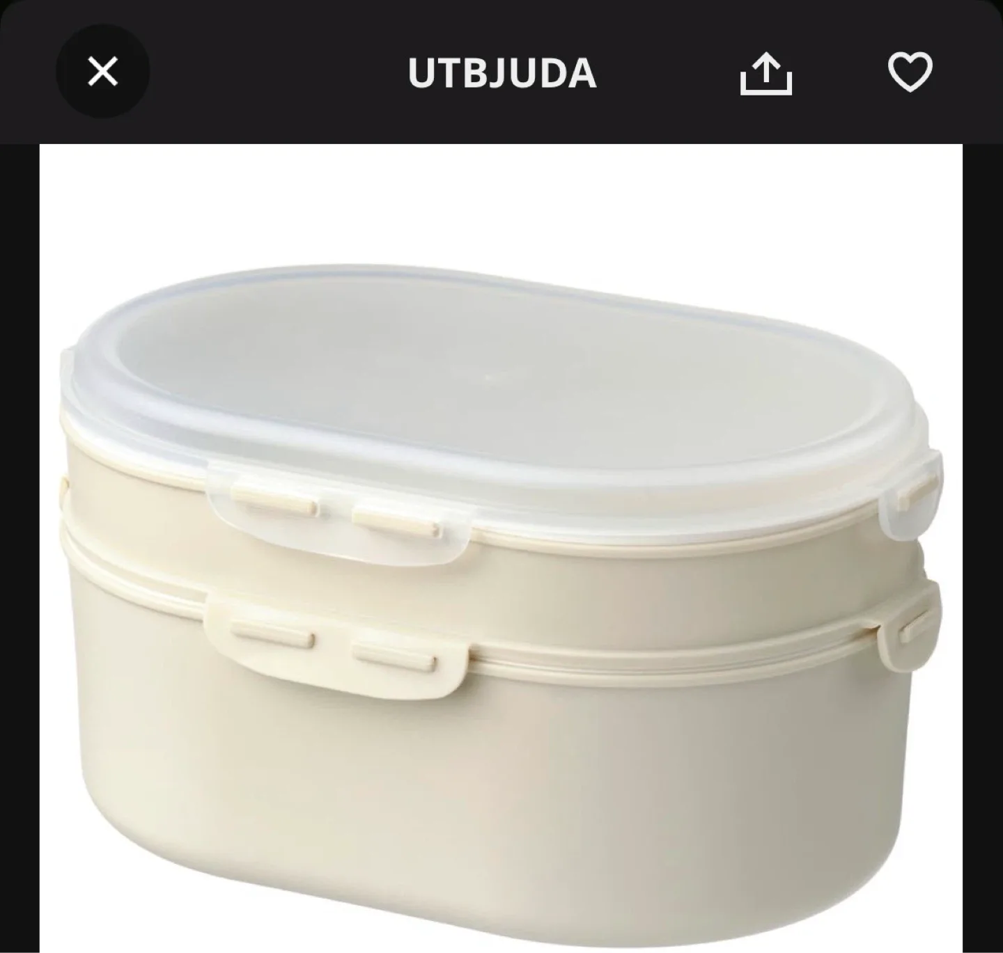 IKEA UTBJUD Lunch Box with Lid