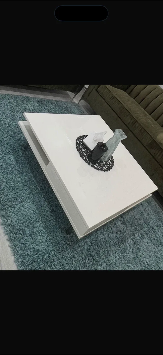 TOFTERYD Coffee table, high-gloss white image indicator(4)