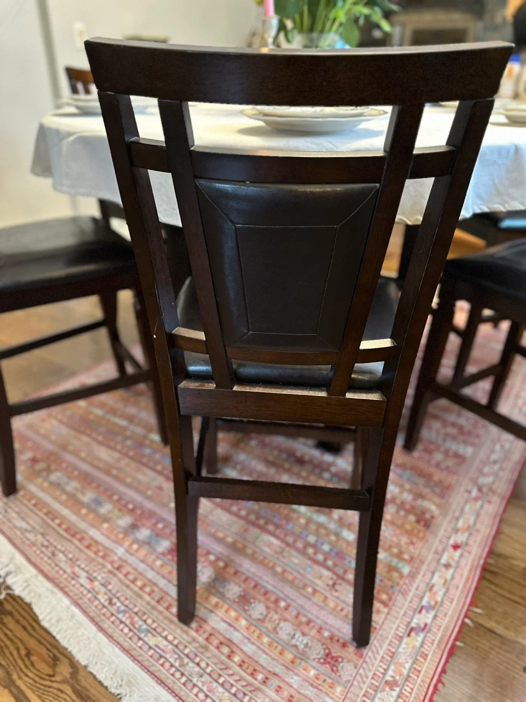 Wood Dining Table with 6 Chairs image indicator(4)