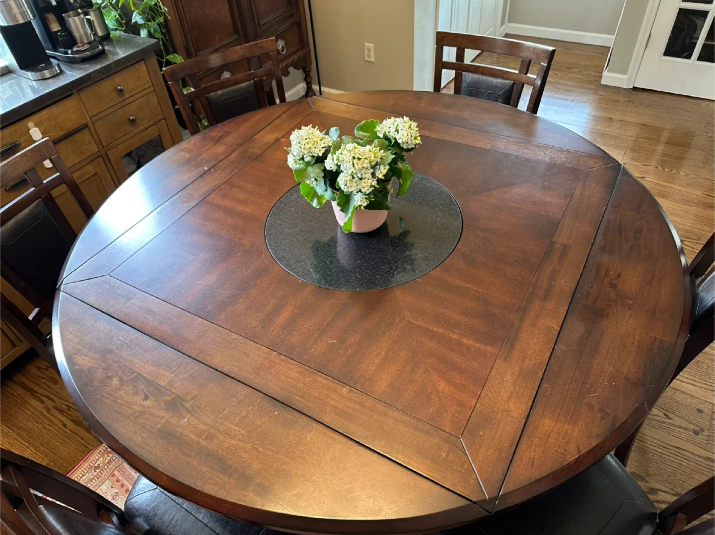 Wood Dining Table with 6 Chairs image indicator(3)