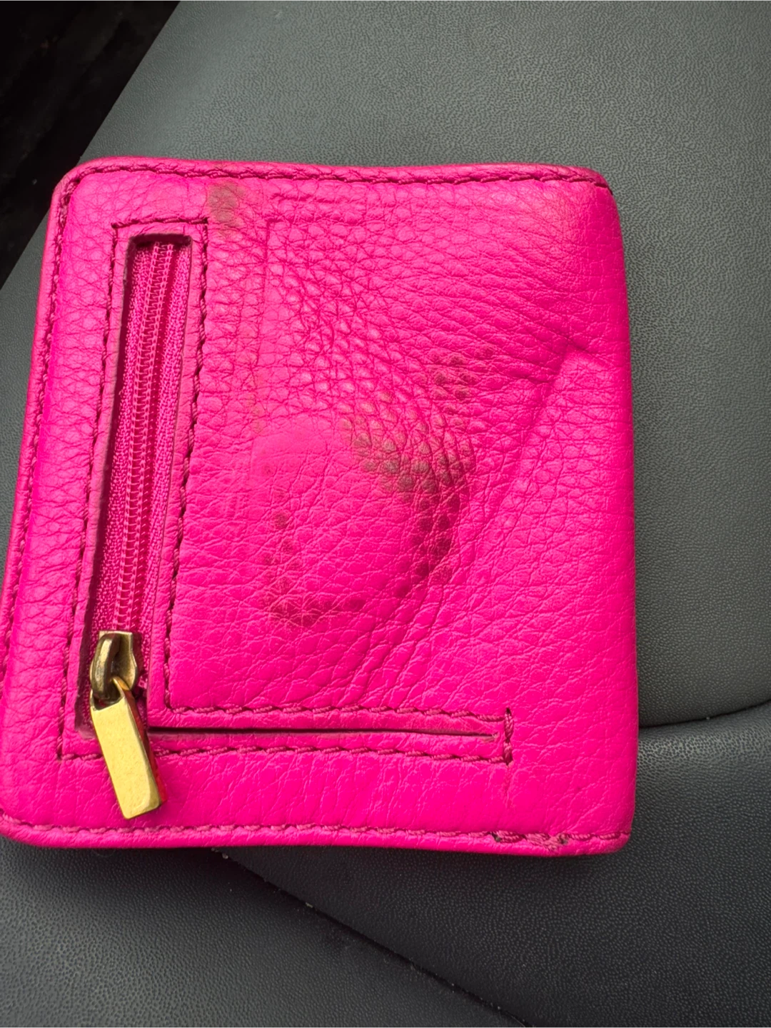 Fossil Pink Leather Wallet - photo 2