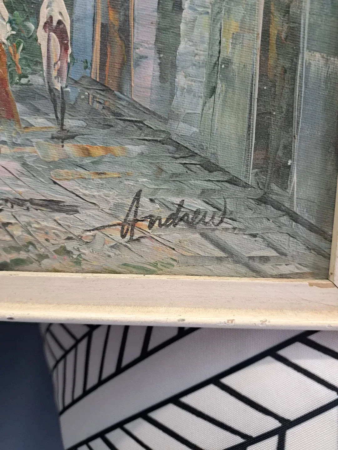 Framed European Signed Oil Painting image indicator(2)