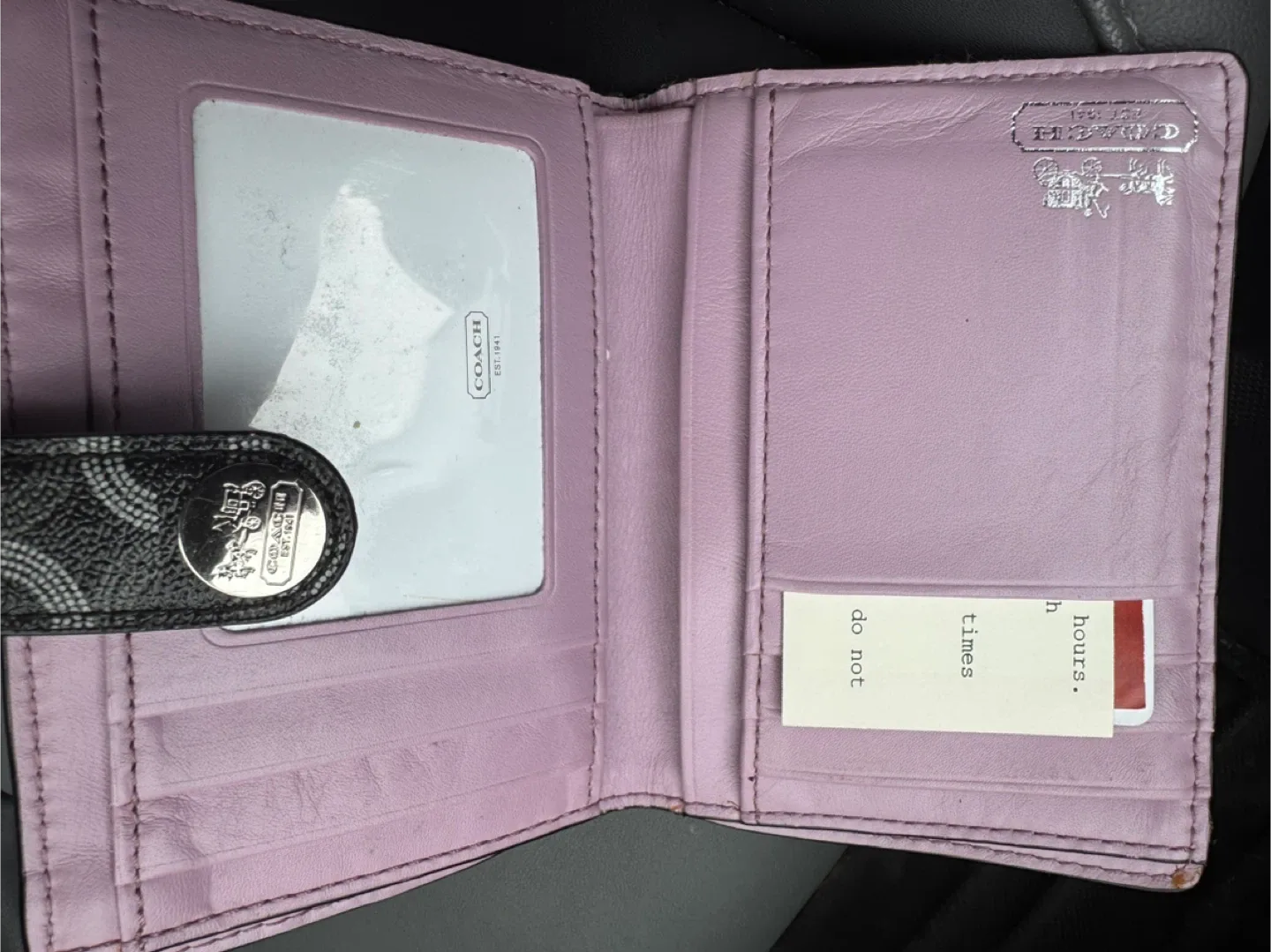 Coach Wallet - Black/Silver image indicator(3)