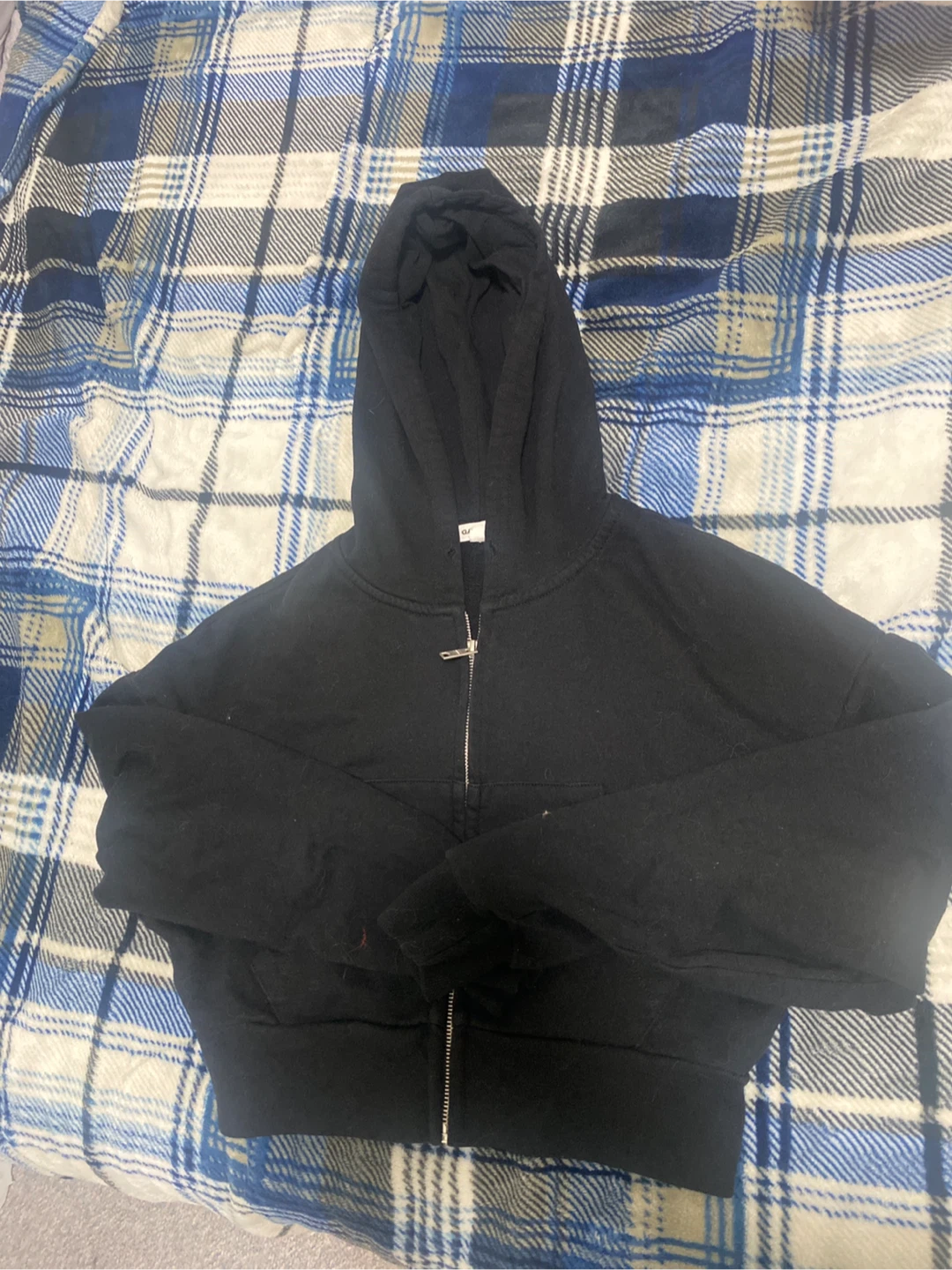 Garage Black Zip-Up Hoodie