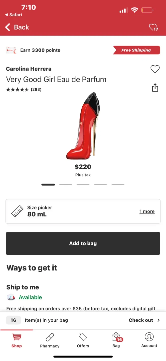 Carolina Herrera Very Good Girl 80ml Perfume image indicator(8)