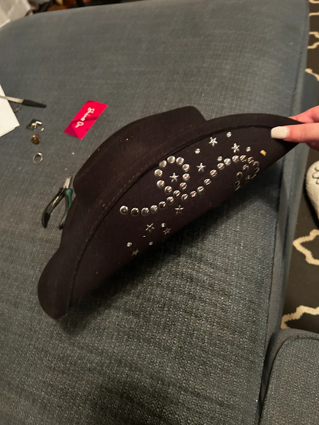 Shine On Black Cowboy Hat 🤠 #freecycle image indicator(2)