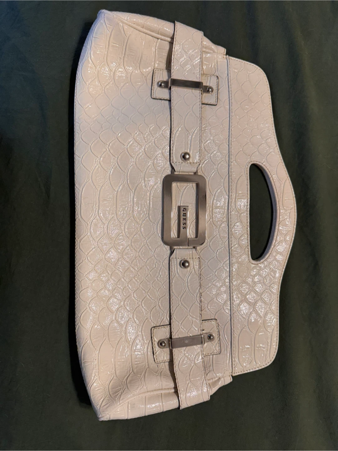 Guess Cream Clutch Purse