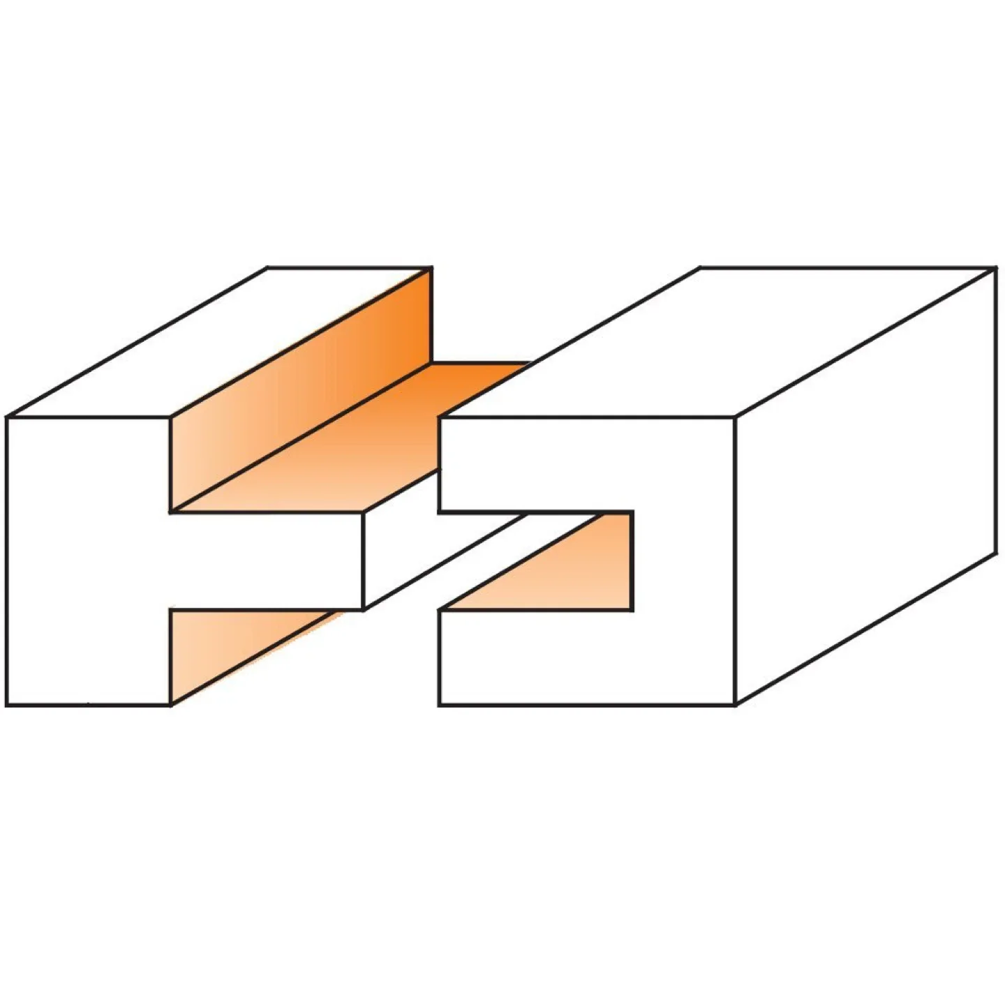CMT  800.626.11  2-Piece Tongue & Groove Set, 1/2" Shank, Sealed image indicator(9)