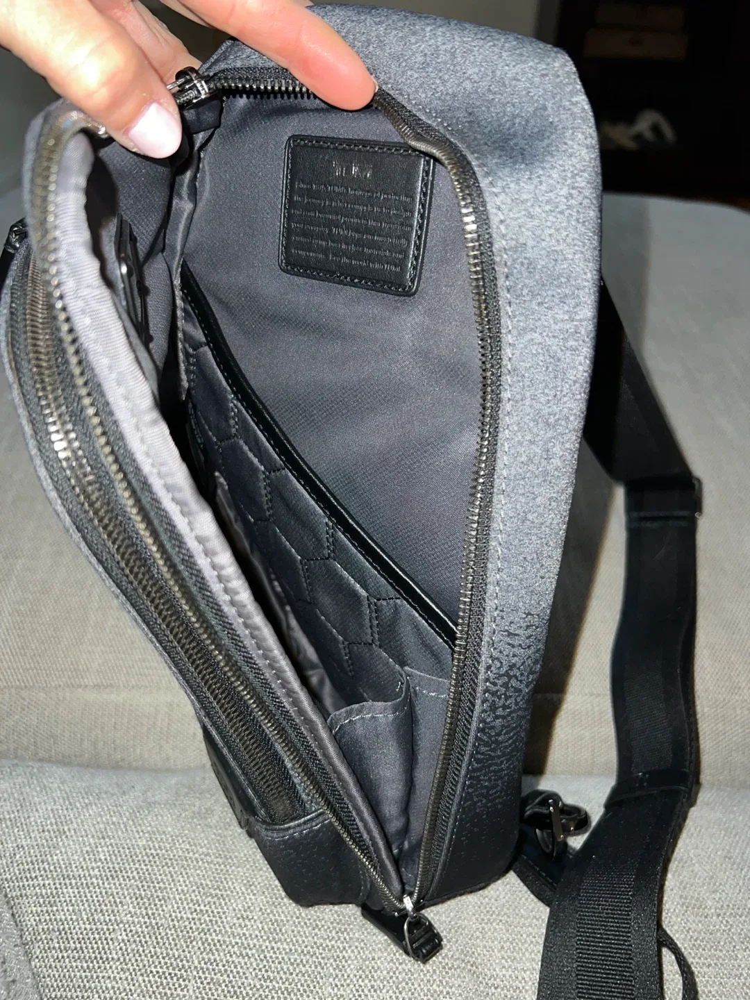 Tumi Sling Bag - Black image indicator(7)