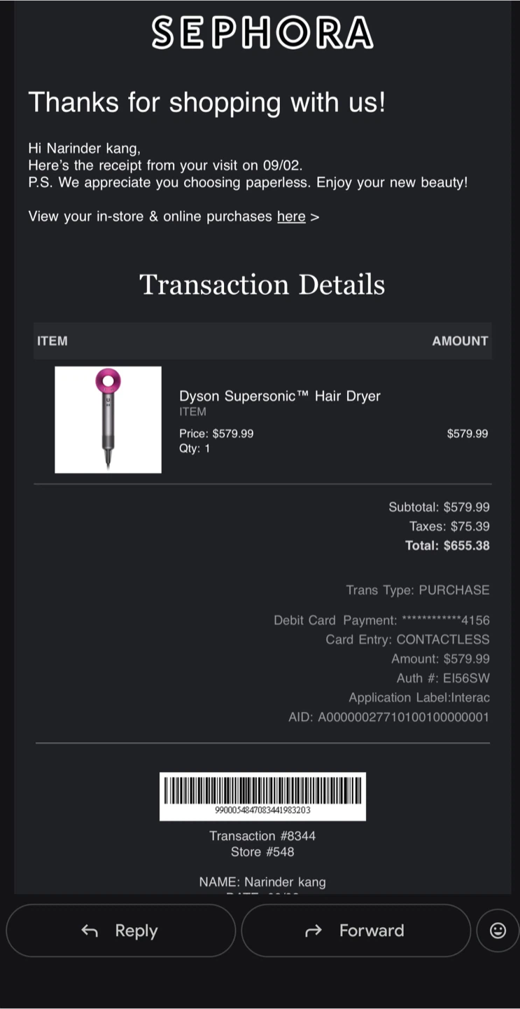 Dyson Supersonic Hair Dryer*RECEIPT INCLUDED* - photo 4