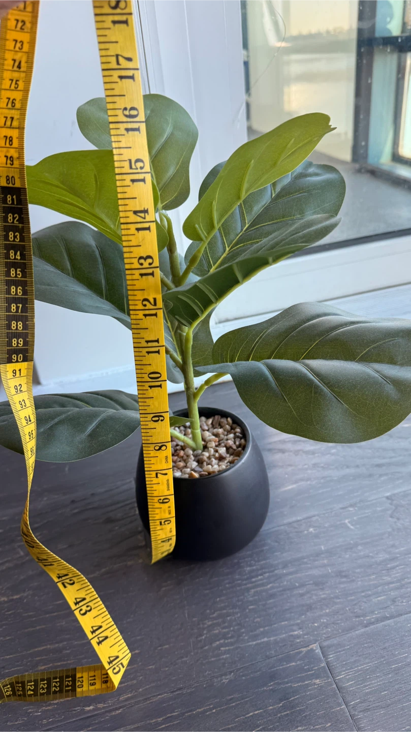 Faux Fiddle Leaf Fig Plant - 18 inches - photo 3