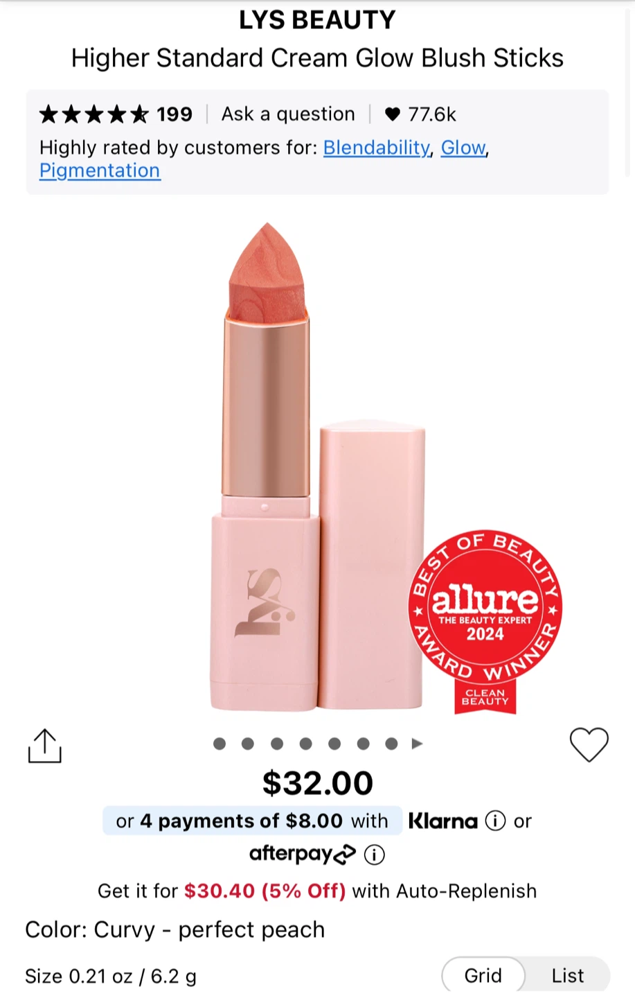 LYS Beauty Higher Standard Cream Glow Blush Stick - photo 2