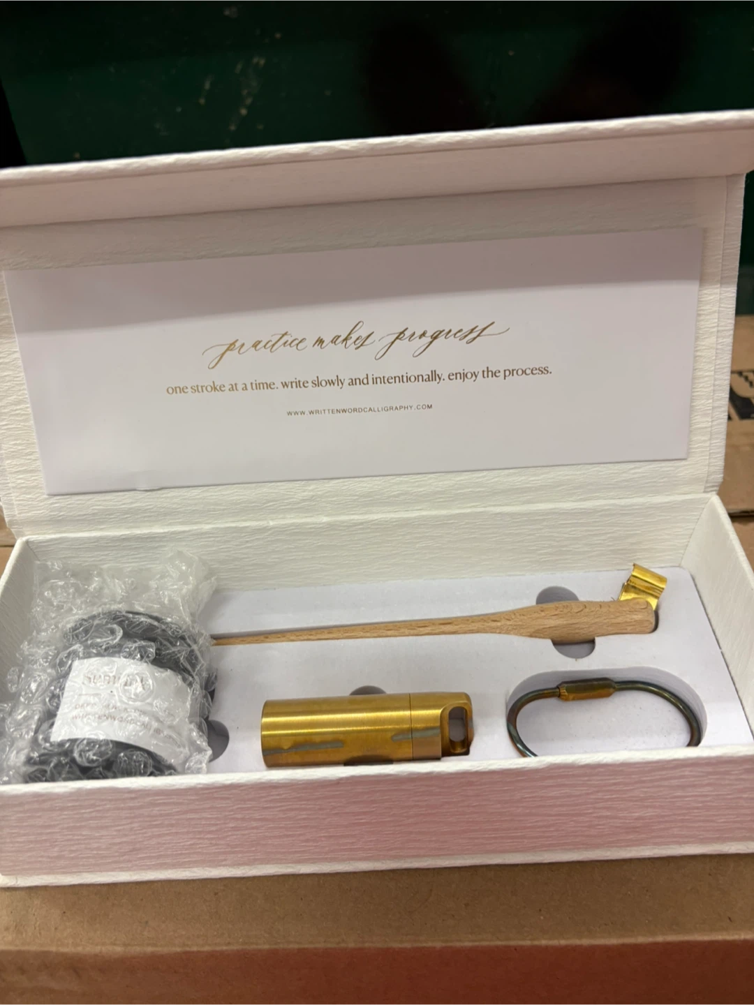 Written Word Calligraphy Set - Like New