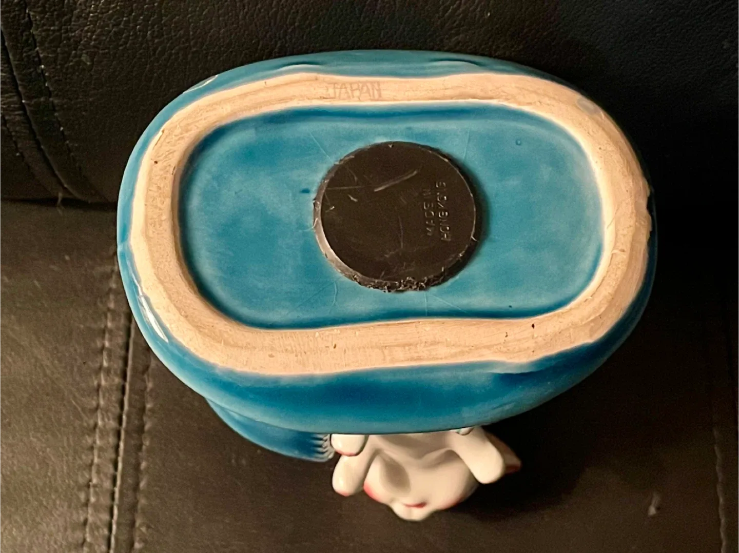 Vintage Ceramic Cat in a Hat Coin Bank image indicator(3)