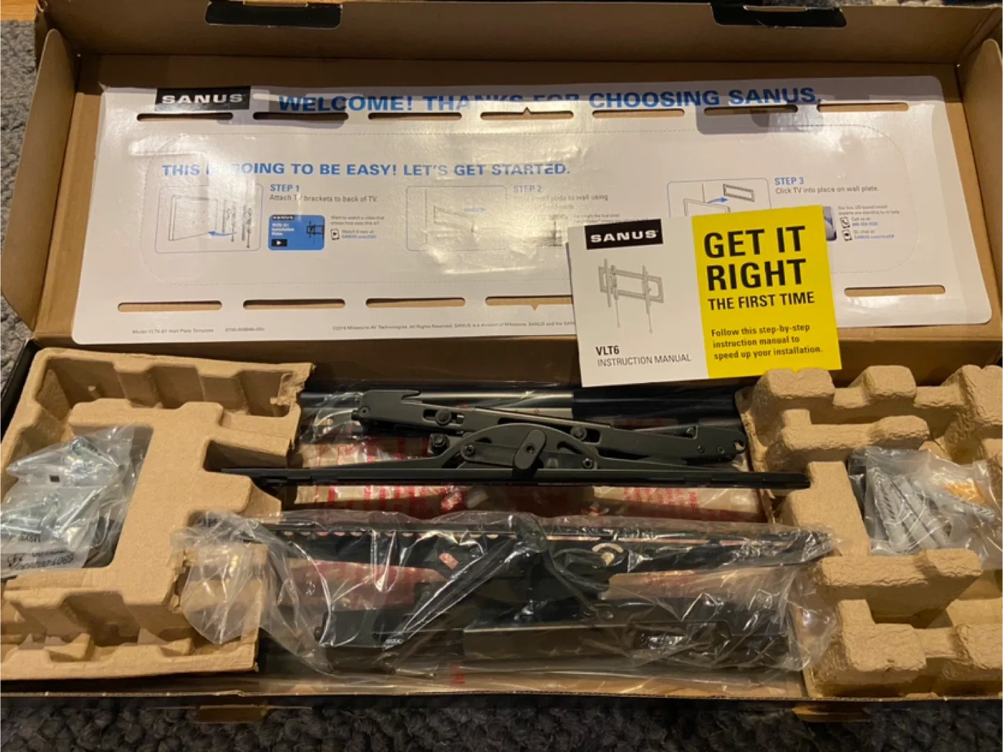 New SANUS Advanced Tilt Premium TV Wall Mount for 46” to 90” TVs image indicator(5)