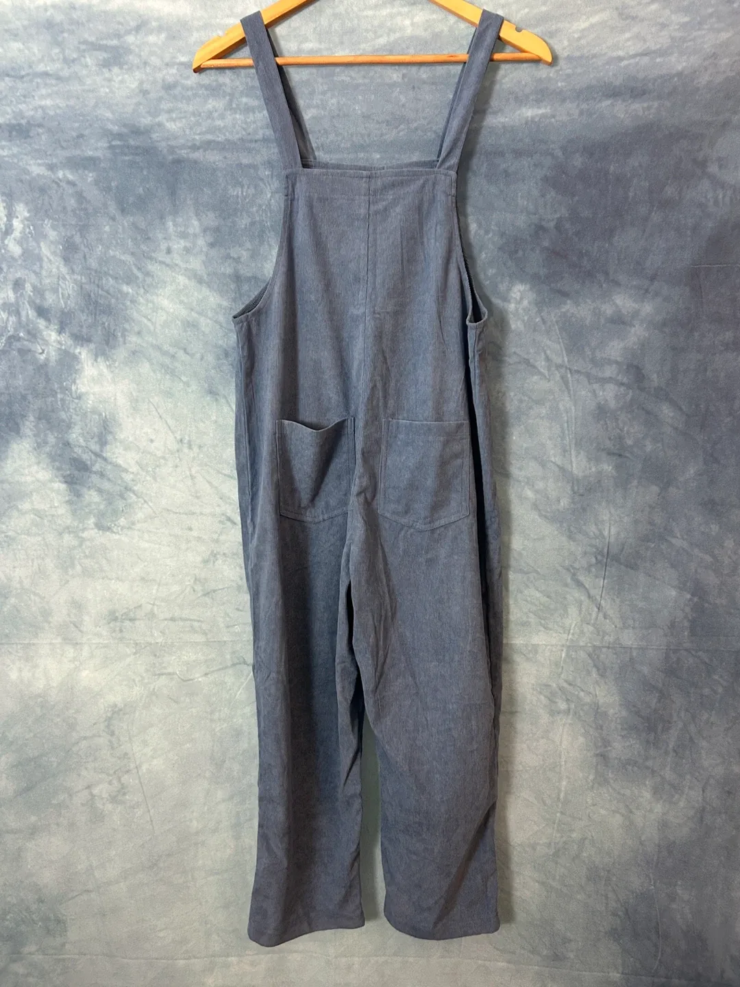 SHEIN Blue Corduroy Overalls - Size XS image indicator(3)