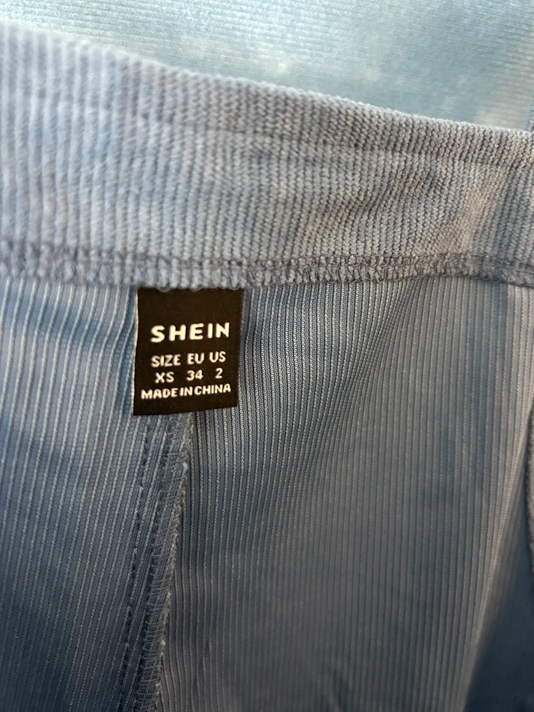 SHEIN Blue Corduroy Overalls - Size XS image indicator(2)