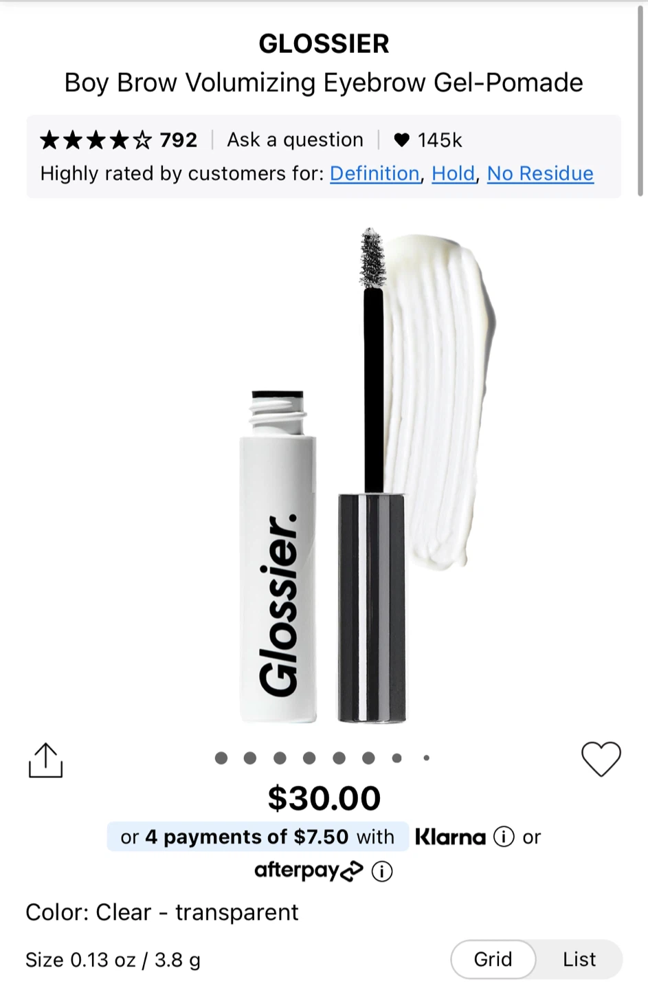 Glossier & Benefit Cosmetics Eyebrow Set - photo 2