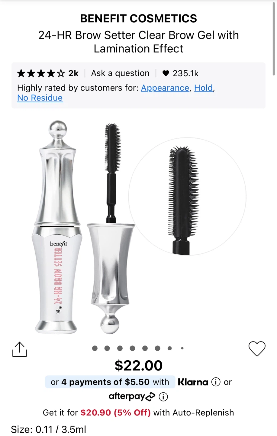 Glossier & Benefit Cosmetics Eyebrow Set - photo 5
