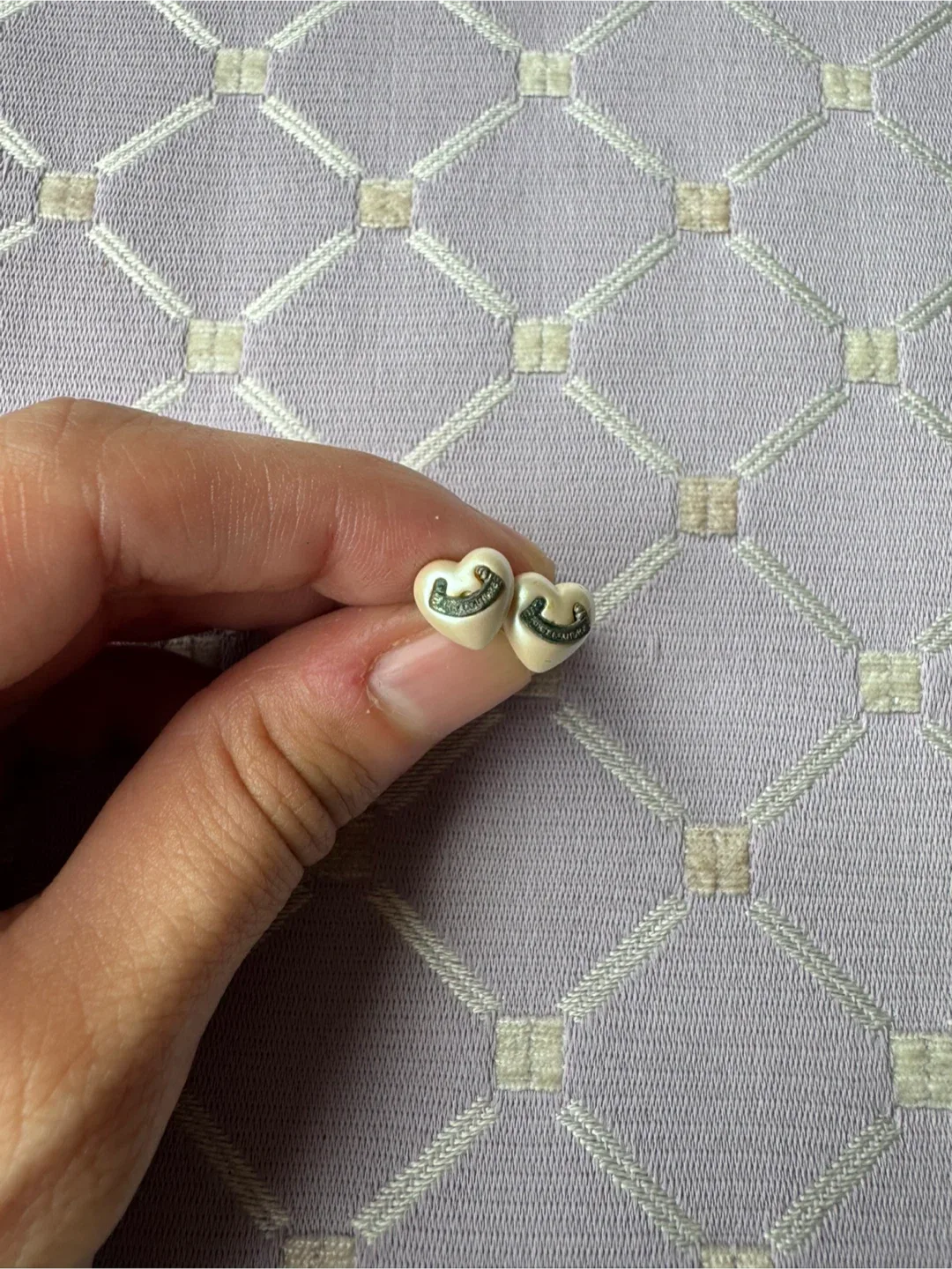 Juicy Couture Heart Pearl Earrings image indicator(7)