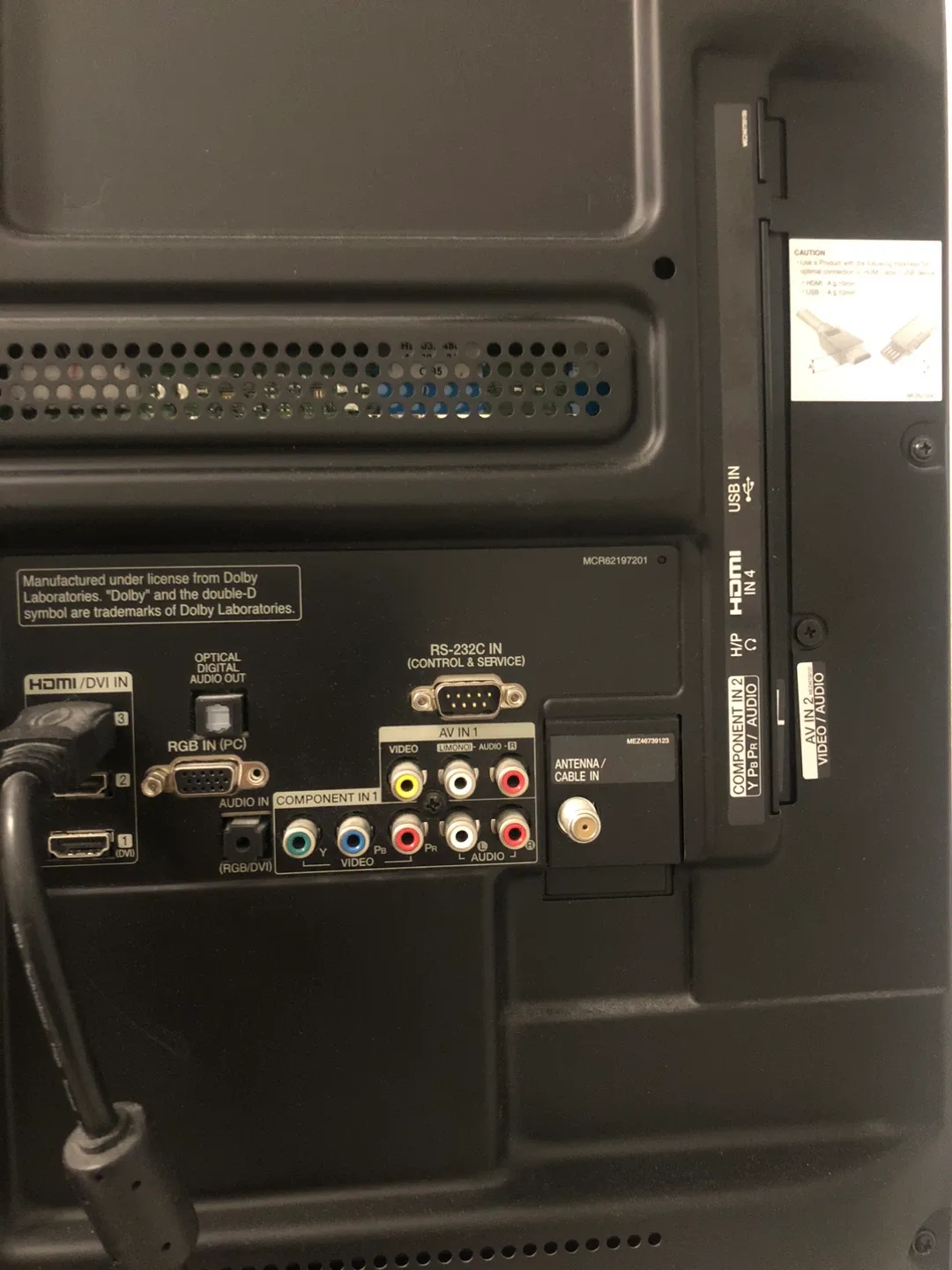 LG 32LE5300 32" LCD TV image indicator(3)