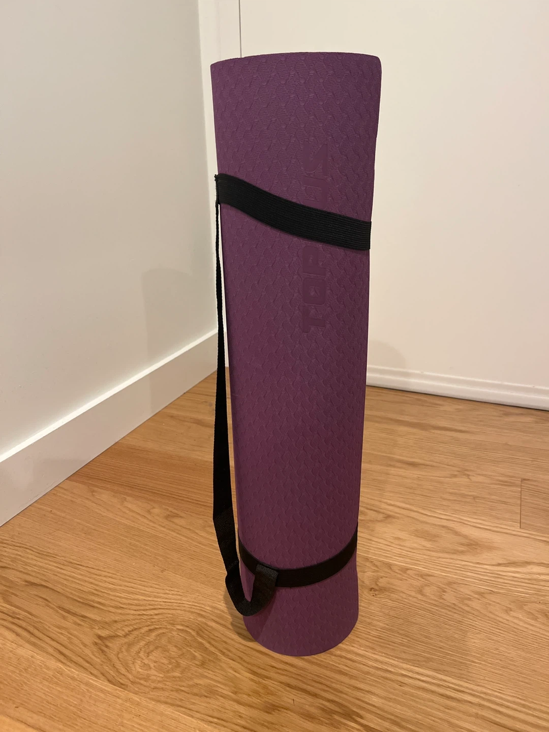 TOPLUS Purple Yoga Mat w/ Strap
