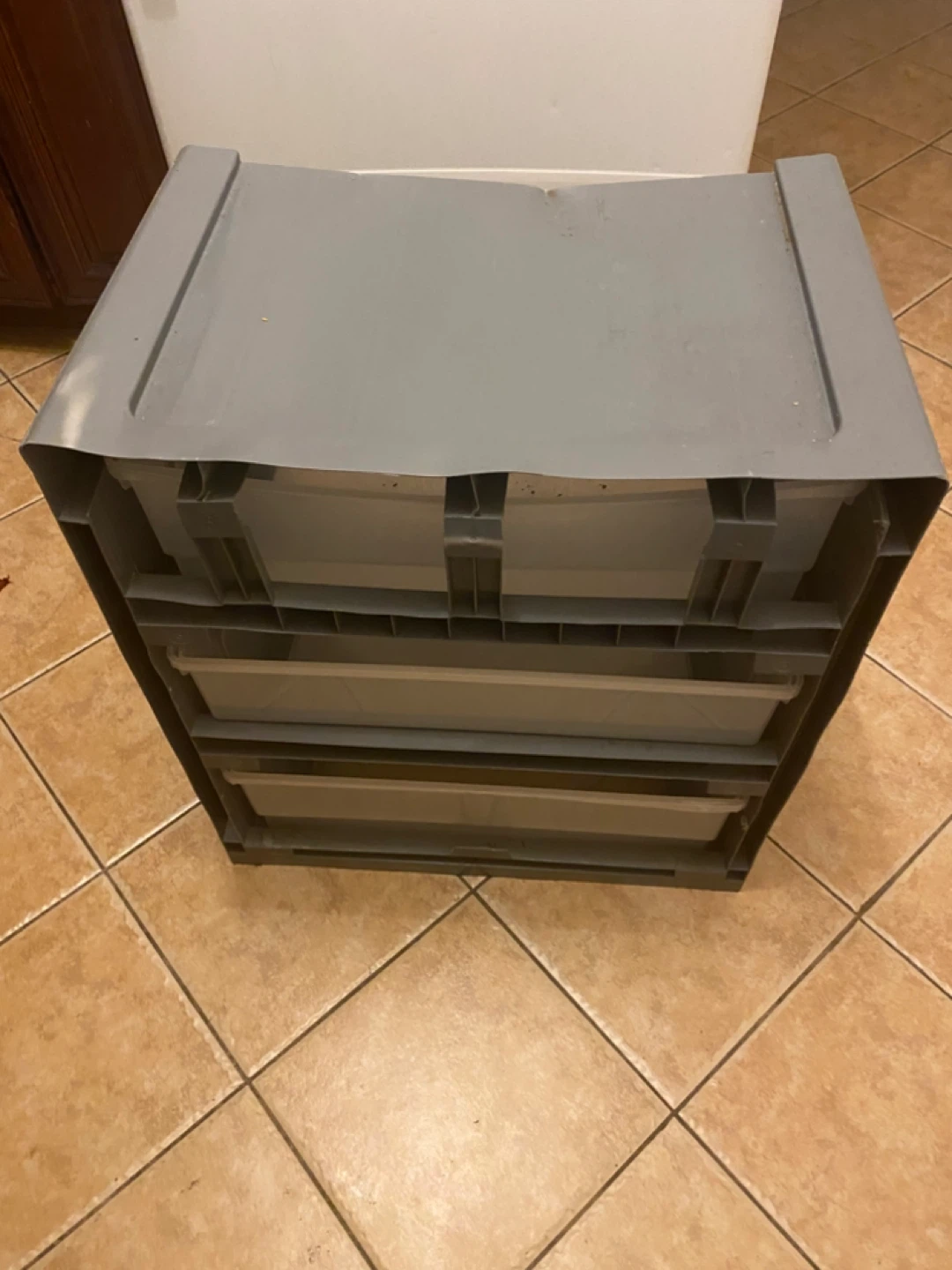 Mainstays 3-Drawer Wide Cart