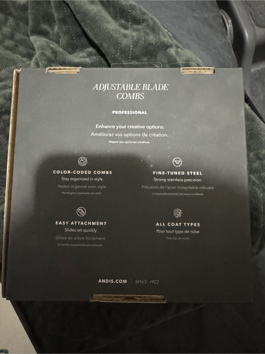 Andis Adjustable Blade Combs - Complete Set