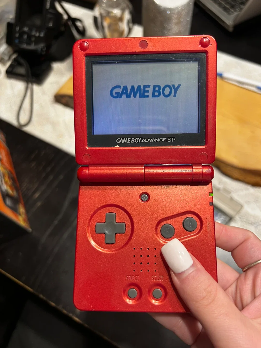 Nintendo Game Boy Advance SP Red image indicator(3)