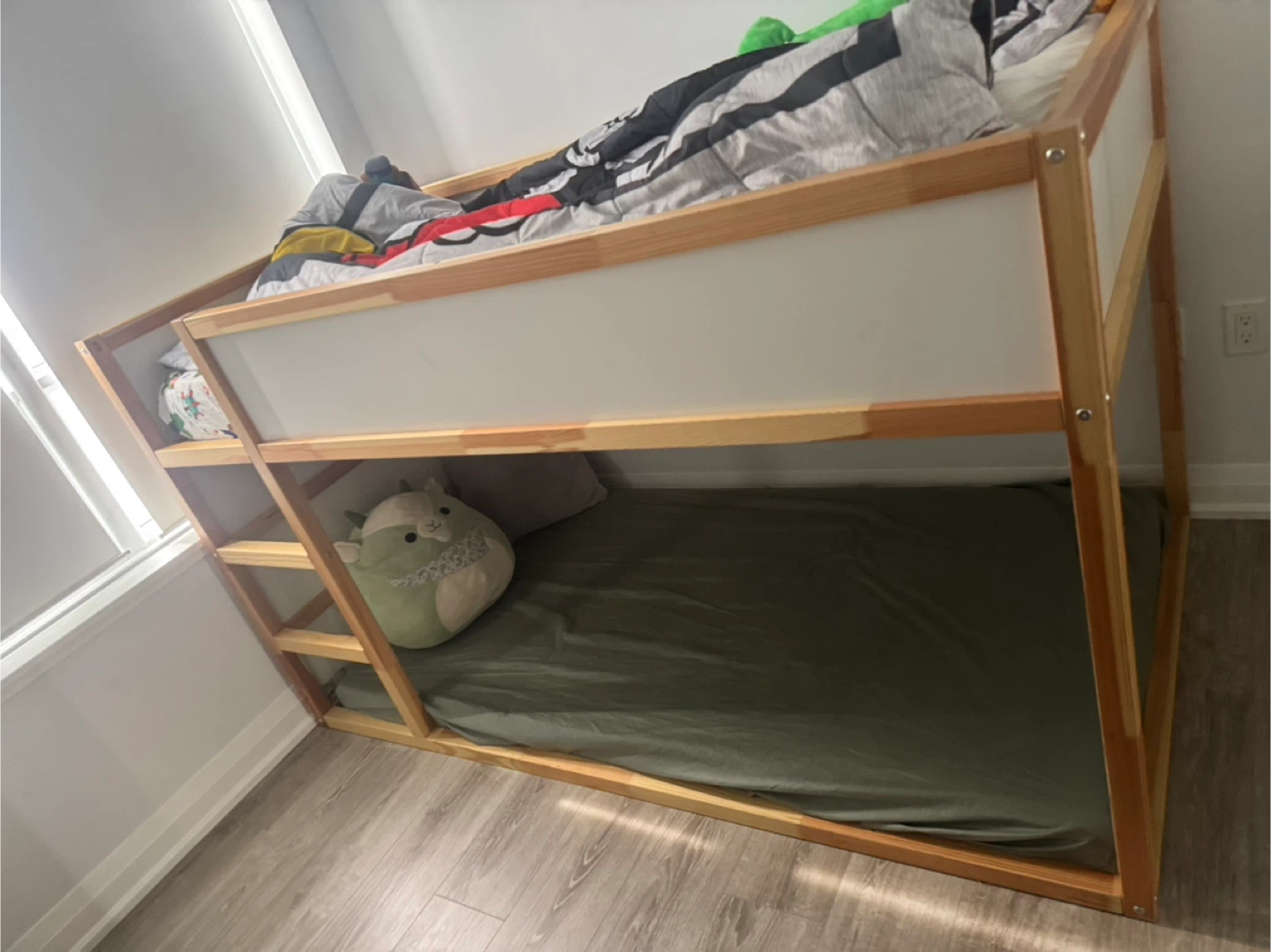 IKEA KURA Reversible Bed - White/Pine, Twin - photo 2