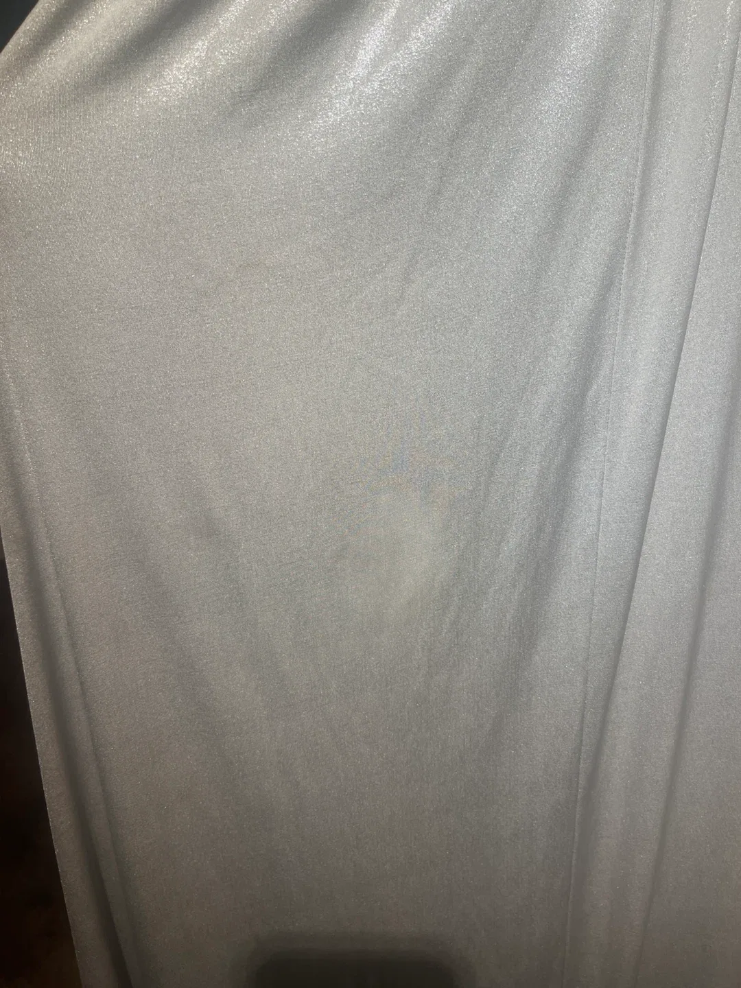 Mignon Ivory/Silver Embellished Beaded Jewel Gown size 10 image indicator(8)