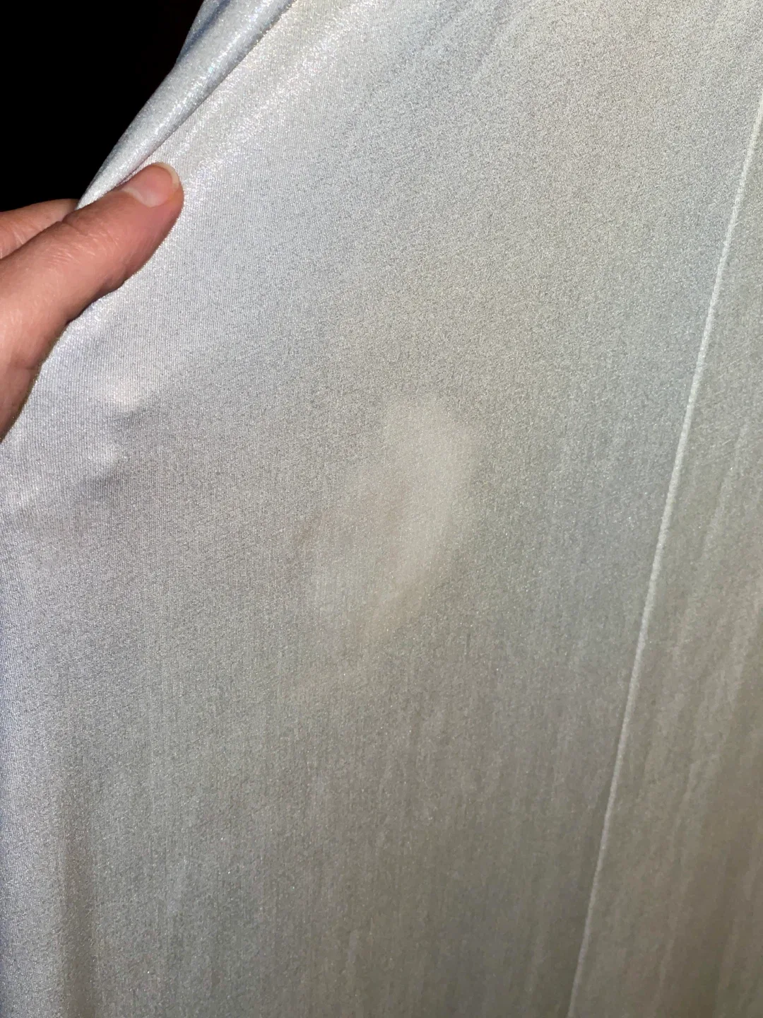 Mignon Ivory/Silver Embellished Beaded Jewel Gown size 10 image indicator(9)