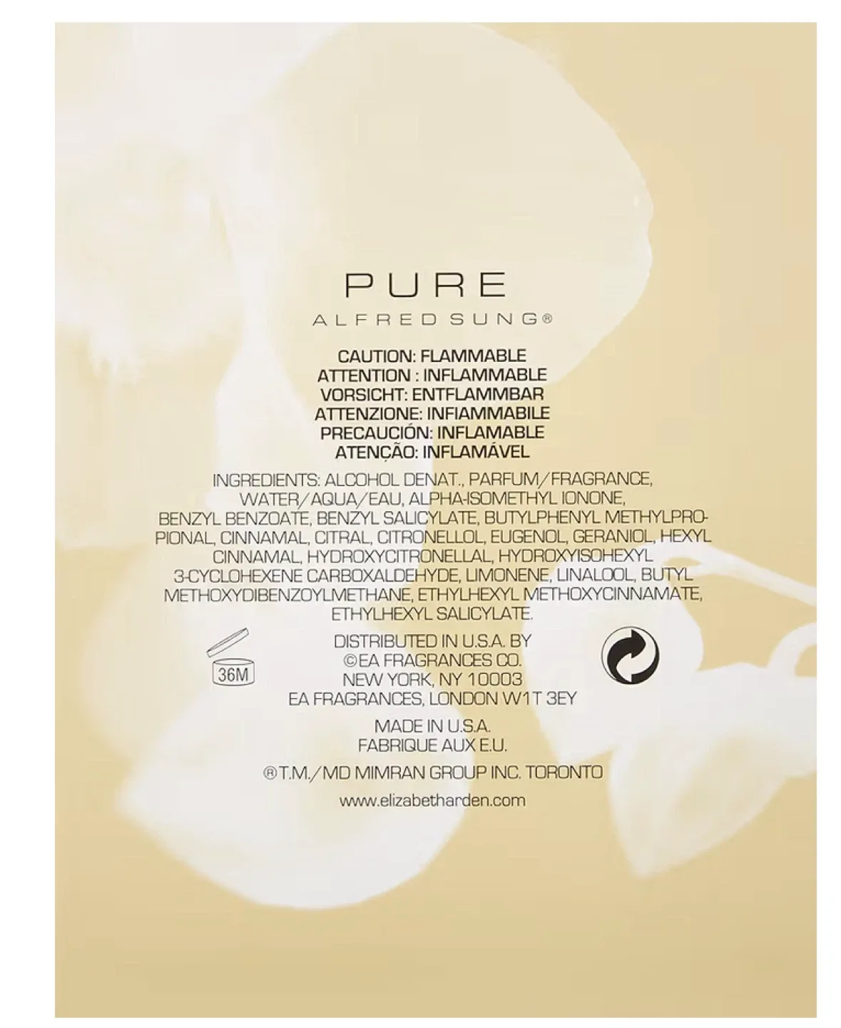 Alfred Sung Pure for Women-3.4-Ounce EDP Spray image indicator(2)