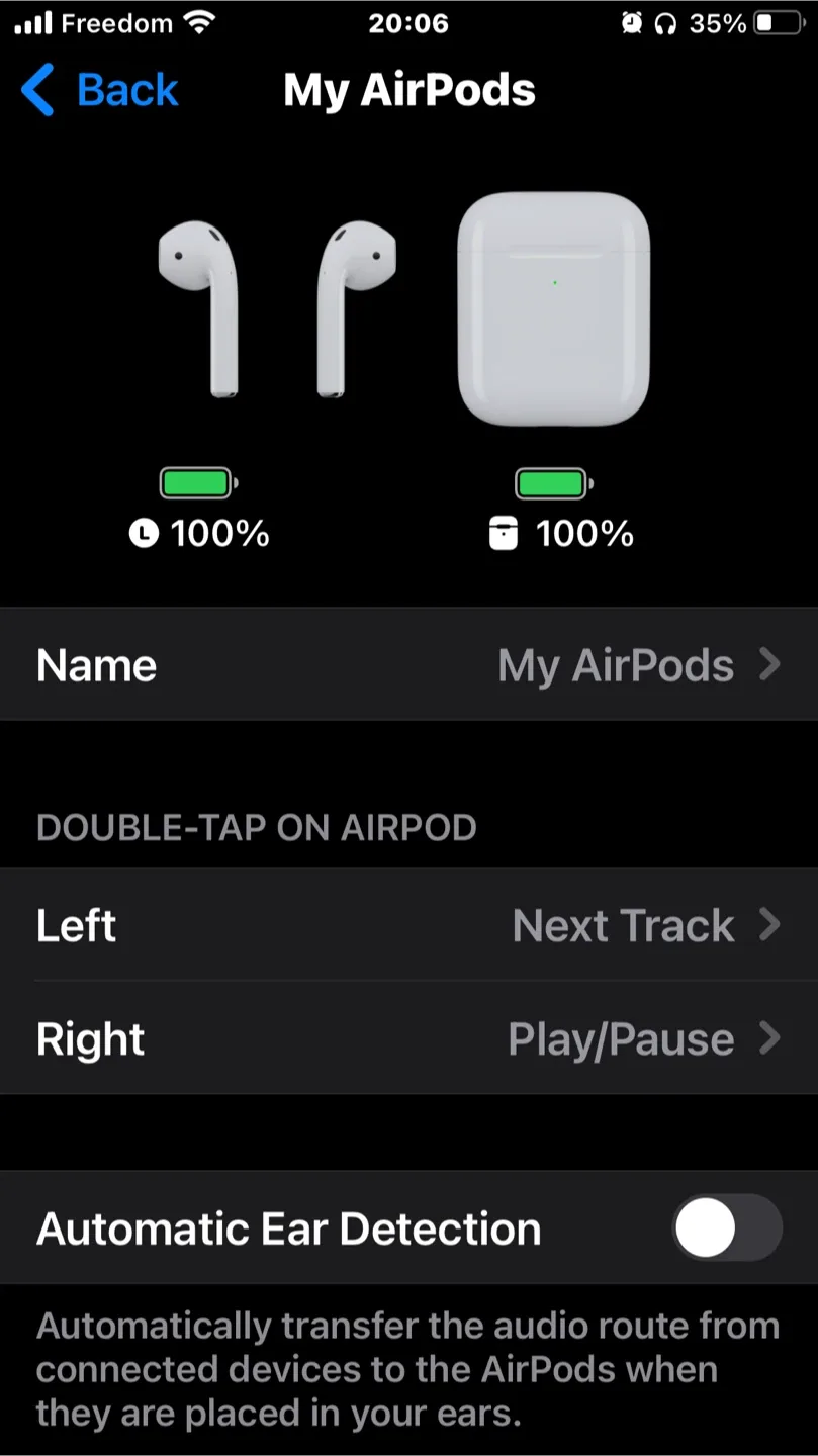 Apple AirPods(right broken) with Charging Case image indicator(2)