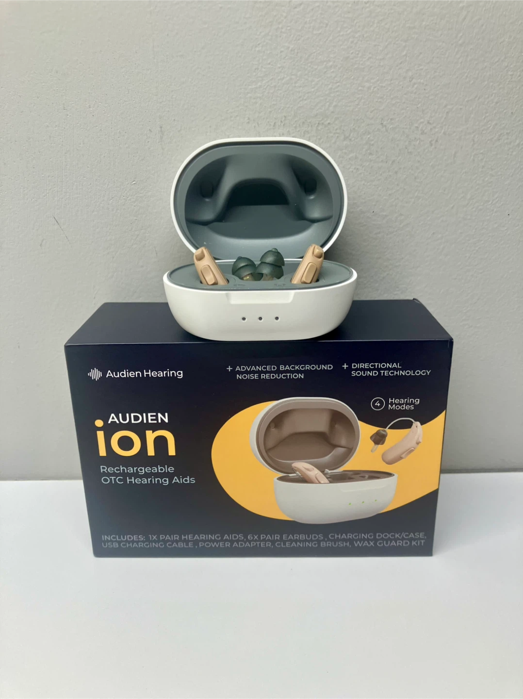 Audien Ion Rechargeable OTC Hearing Aids - Like New - photo 2