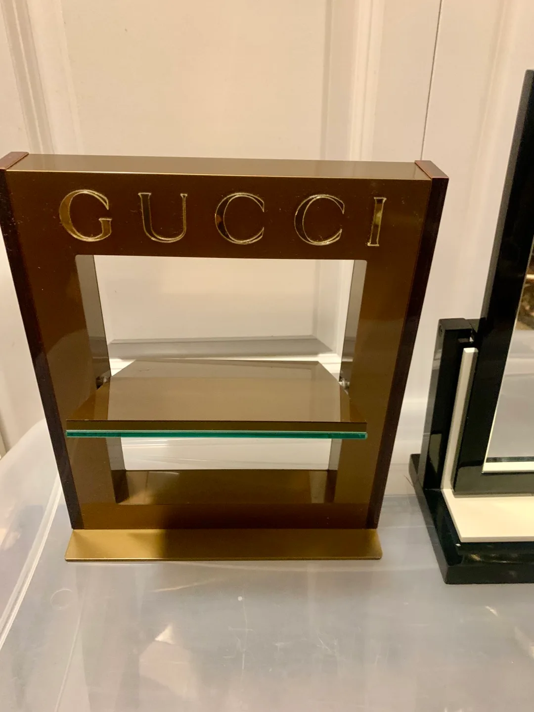 Rare Vintage GUCCI tabletop mirror image indicator(4)